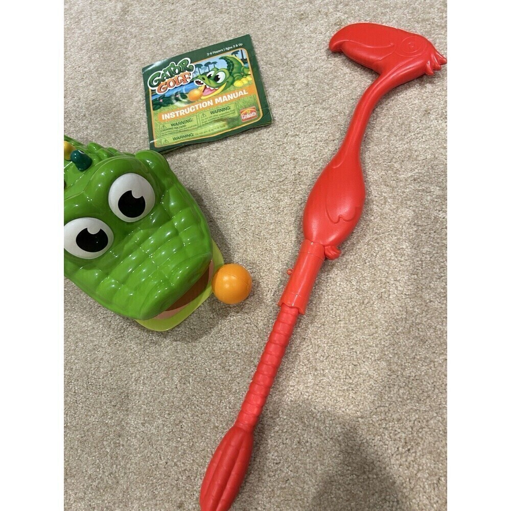 GATOR GOLF - Putt The Ball Into The Gator’s Mouth To Score Game By Goliath - Picture 4 of 7